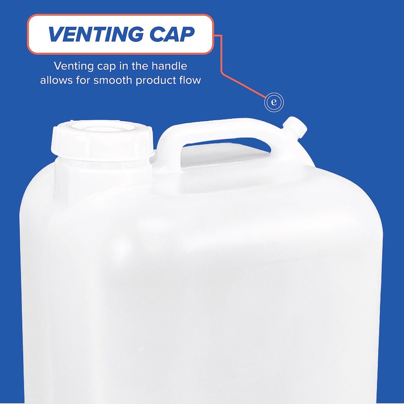 ePackage Supply Premium 5-Gallon Hedpak: Durable HDPE, BPA-Free Plastic, Reusable Liquid Storage Solution for Water and More (3 Count)