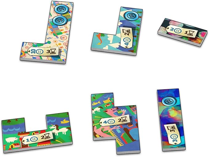 Lookout Games Patchwork Board Game (Revised Edition) - Interactive Quilting Puzzle Strategy Game Family Fun for Kids & Adults Ages 8+ 2 Players 30 Minute Playtime