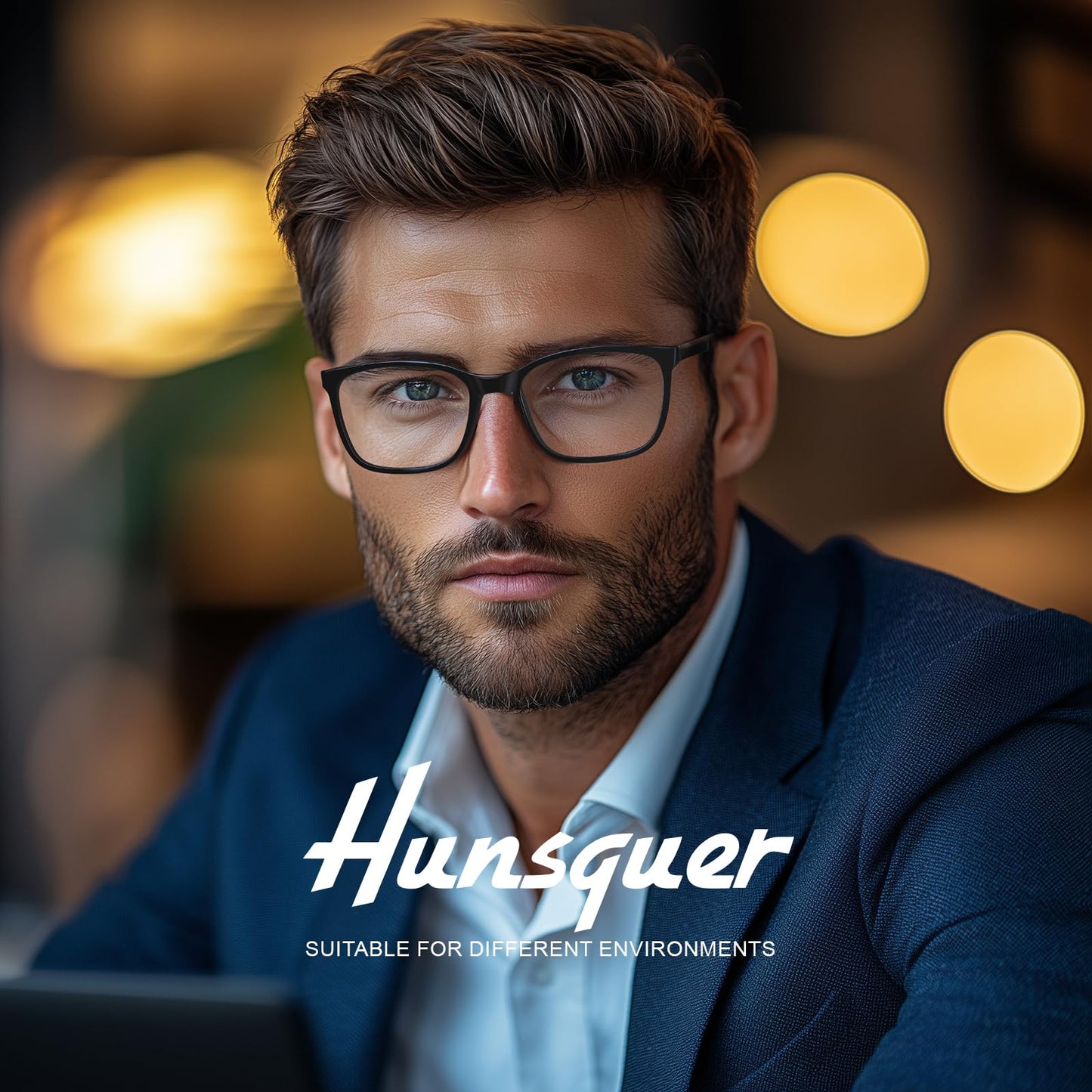 hunsquer Blue Light Glasses for Women Blue Light Blocking Glasses Men Computer Gaming Blue Screen Glasses Mens Blue Light Blocker Glasses
