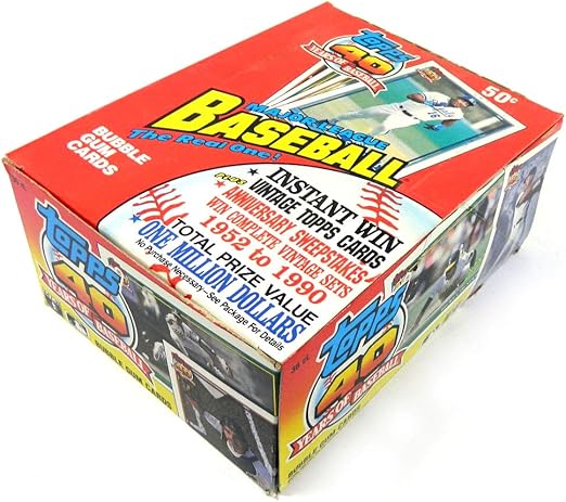 1991 Topps Baseball Box (36 Packs) Possible Chipper Jones Rookie
