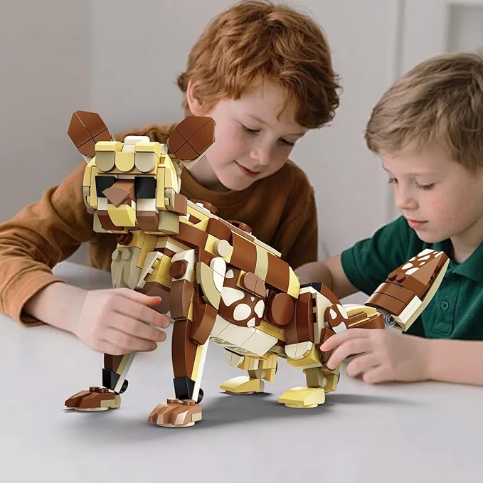 Lynda Animal World Giraffe Building Blocks Set DIY Assembly Toy Educational Toy for KidsAge 8 Plusfor Birthdays