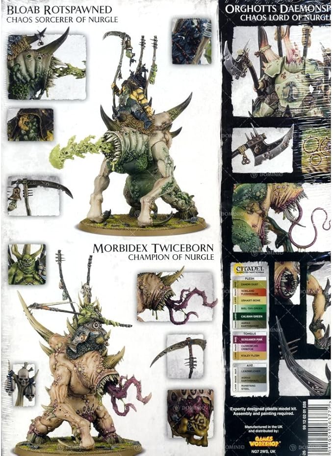Warhammer 40K Age of Sigmar Nurgle Rotbringers Maggoth Lord