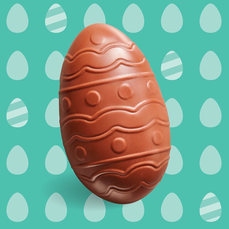 REESE'S Milk Chocolate Peanut Butter Egg, Easter Candy Gift Box, 6 oz