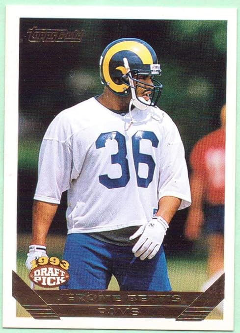 Jerome Bettis 1993 Topps Rookie Gold #166 - St. Louis Rams Pittsburgh Steelers