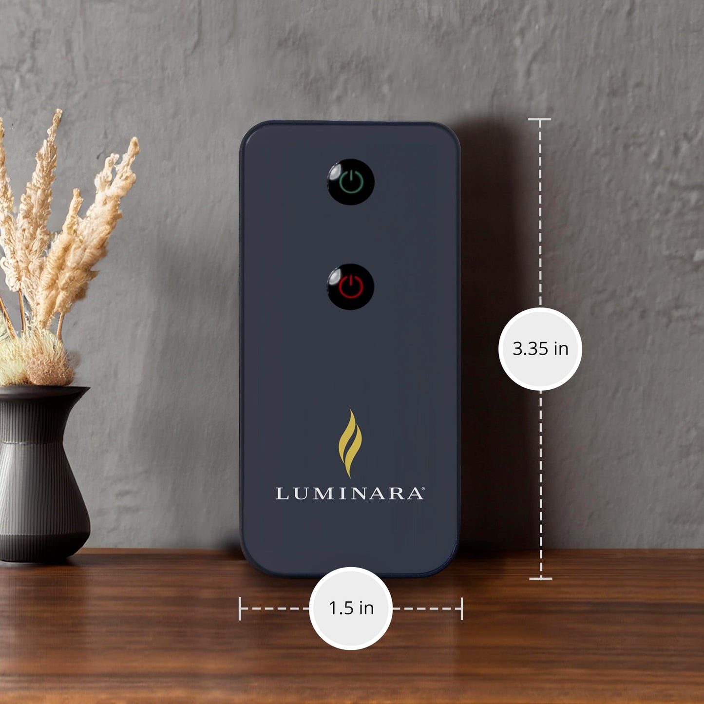 Luminara On-Off Remote for Remote Ready Real-Flame Effect LED Flameless Candles - Comes with Replaceable CR2025 Battery