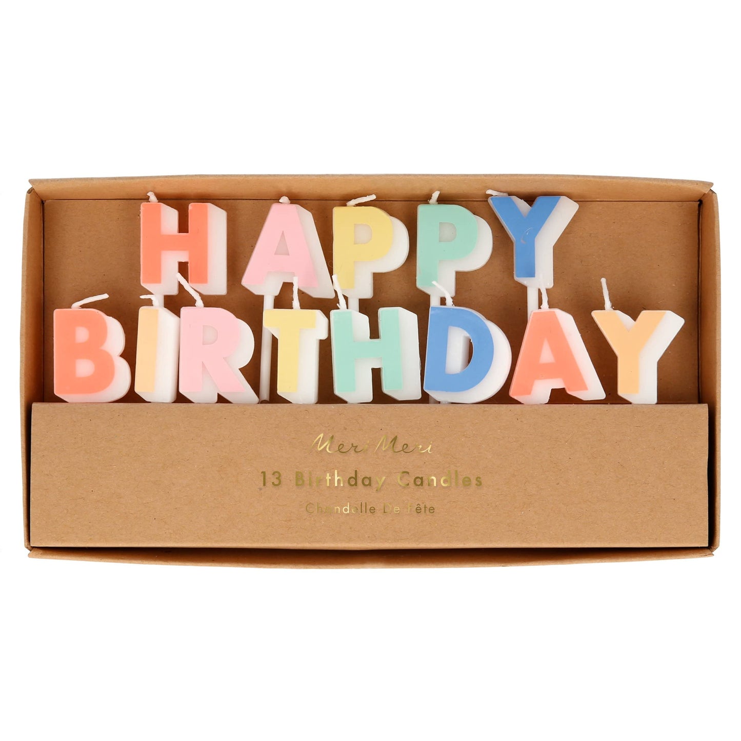 Meri Meri Happy Birthday Candle Set (Pack of 13)