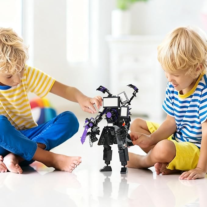 Toilet Blocks Toys TV Man Building Blocks ToysConstruction Playset Blocks Action Figure Building Blocks for Adults Kids 396 PCS