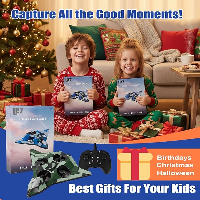 Foam Remote Control Airplane for Kids & Adults | Durable and Easy to Fly with Stable Flight Perfect and Birthday Parties Flying Foam Air Plane Toy Great for Beginner