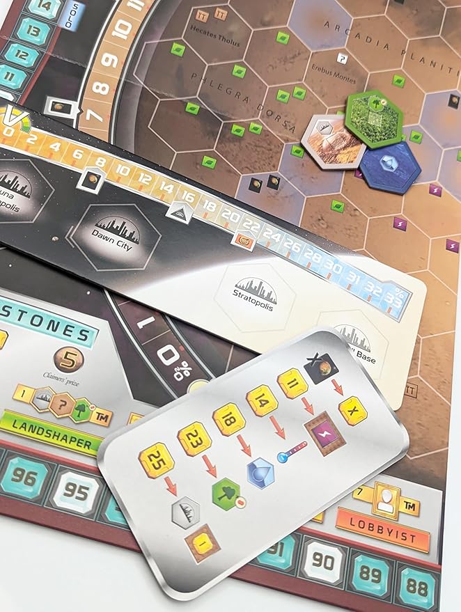 Stronghold Games - Terraforming Mars Amazonis & Vastitas - Strategy Board Game Expansion - for 1 to 5 Players and Ages 12+