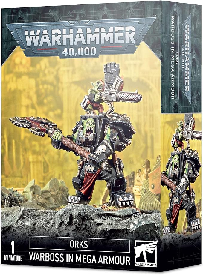 Games Workshop - Warhammer 40000 - Orks: Ork Warboss in Mega Armour