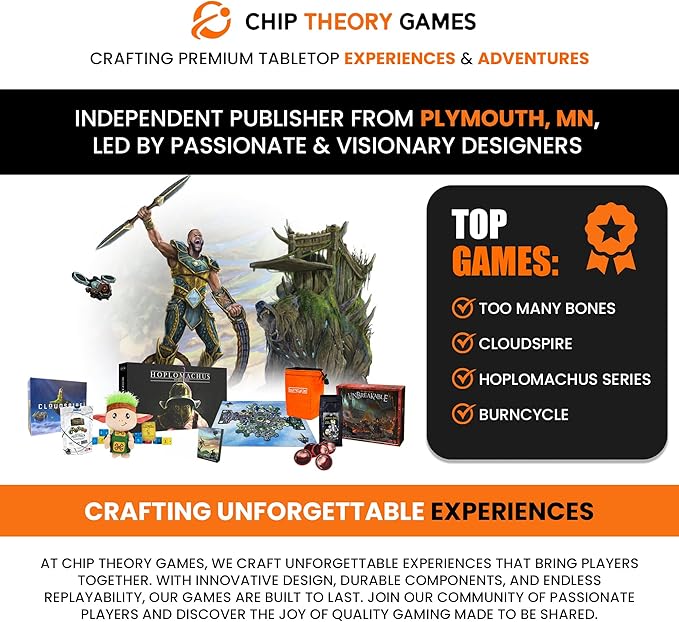 Chip Theory Games Cloudspire: Portal Seekers Strategy Board Game Add-On Campaign RPG Game Accessory 2-4 Players Adults Teens Ages 14+