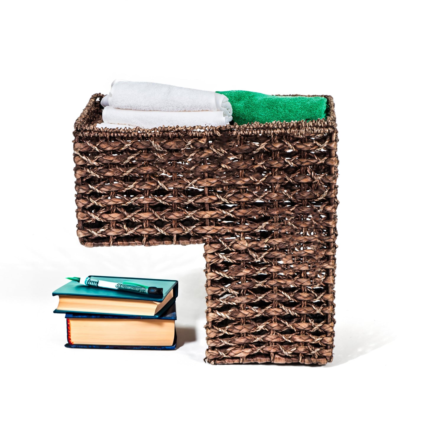 Trademark Innovations Storage Stair Basket Organizer Set with Handles