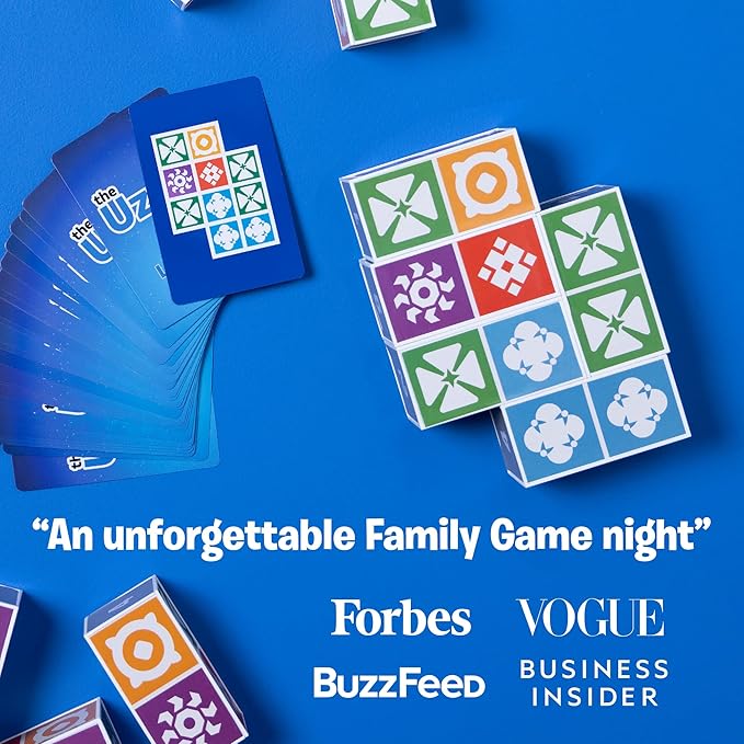 Uzzle 3.0 Board Game & Blockwork Bundle – Ultimate Family Fun Pack - Fast-Paced Puzzle Games for Ages 4+ - Multiple Difficulty Levels - 2 to 4 Players