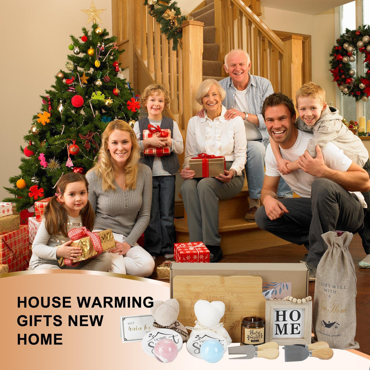 House Warming Gifts New Home, Housewarming Gift Ideas for Women, New Apartment Housewarming Baskets, Welcome Basket, Closing Gifts for Home Buyers