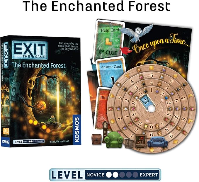 EXIT: The Game 4-Pack Escape Room Bundle | Season 4 | Theft on the Mississippi | Stormy Flight | Cemetery of the Knight | Enchanted Forest | Family-Friendly Cooperative Game | 1 to 4 Players