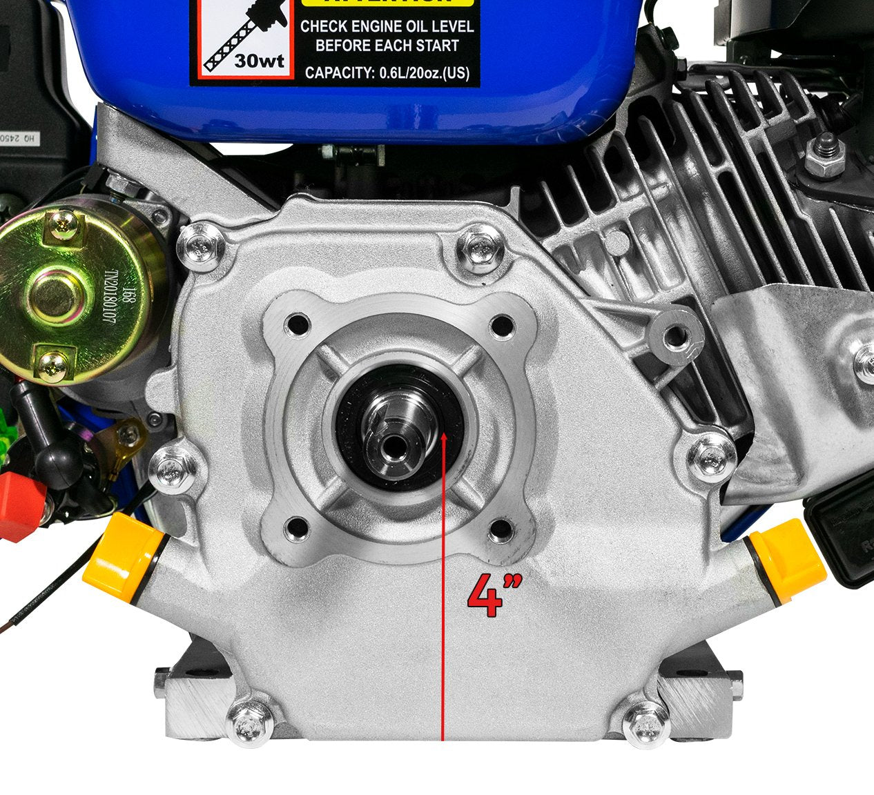 DuroMax XP7HPE 208cc Electric Start Gas Powered, 50 State Approved, Multi-Use Engine Blue