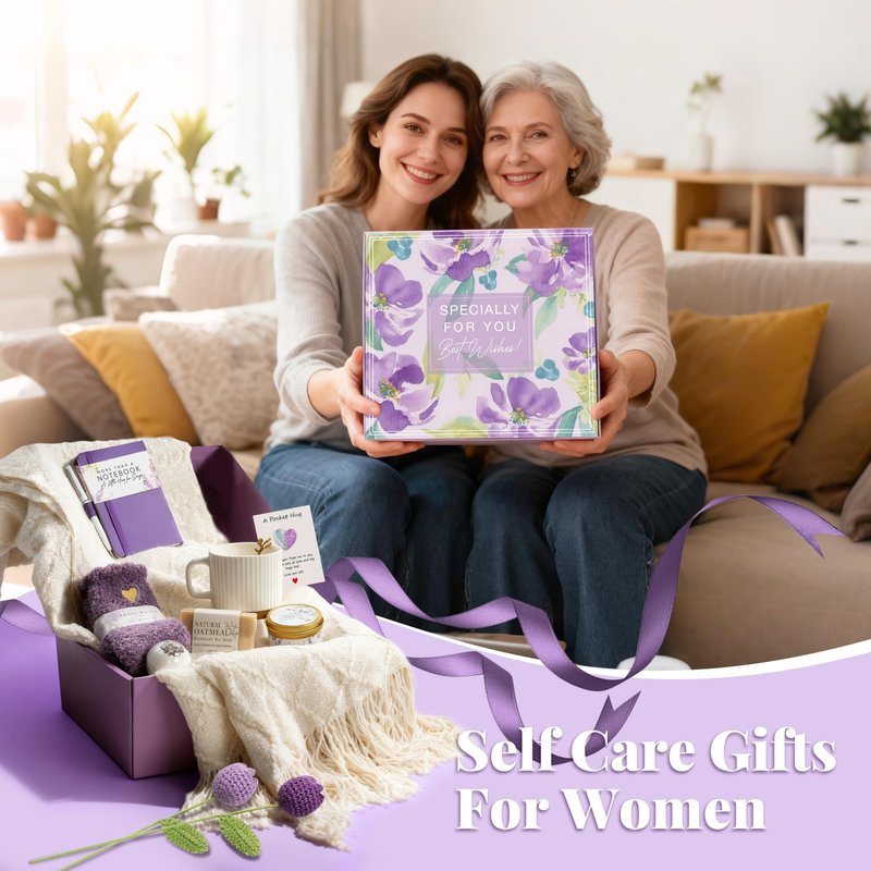 Birthday Gifts for Women, Get Well Soon Self Care Gifts Baskets for Women, Thinking of You Gifts for Woman Mom Best Friend Sister Grandma Her Wife