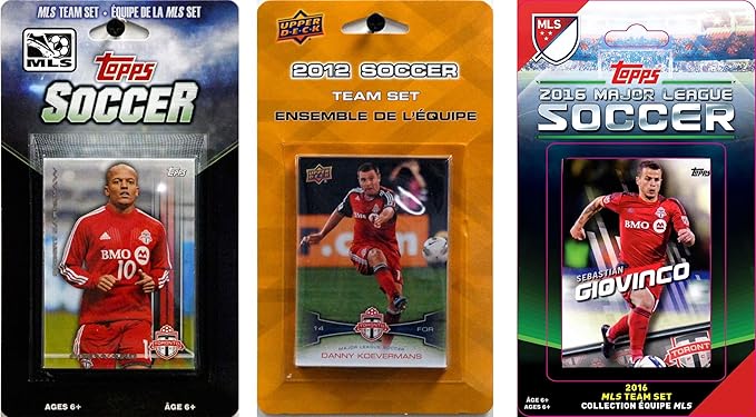 MLS 3 Different Trading Card Sets