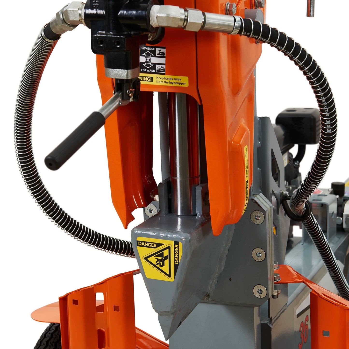 Yardmax Gas Log Splitter 36 Ton 2-Way Half Beam Briggs & Stratton Engine CR950