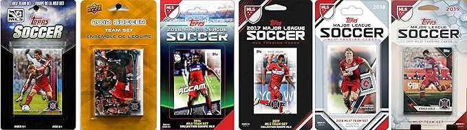 C & I Collectibles MLS Chicago Fire 6 Different Licensed Trading Card Team Sets