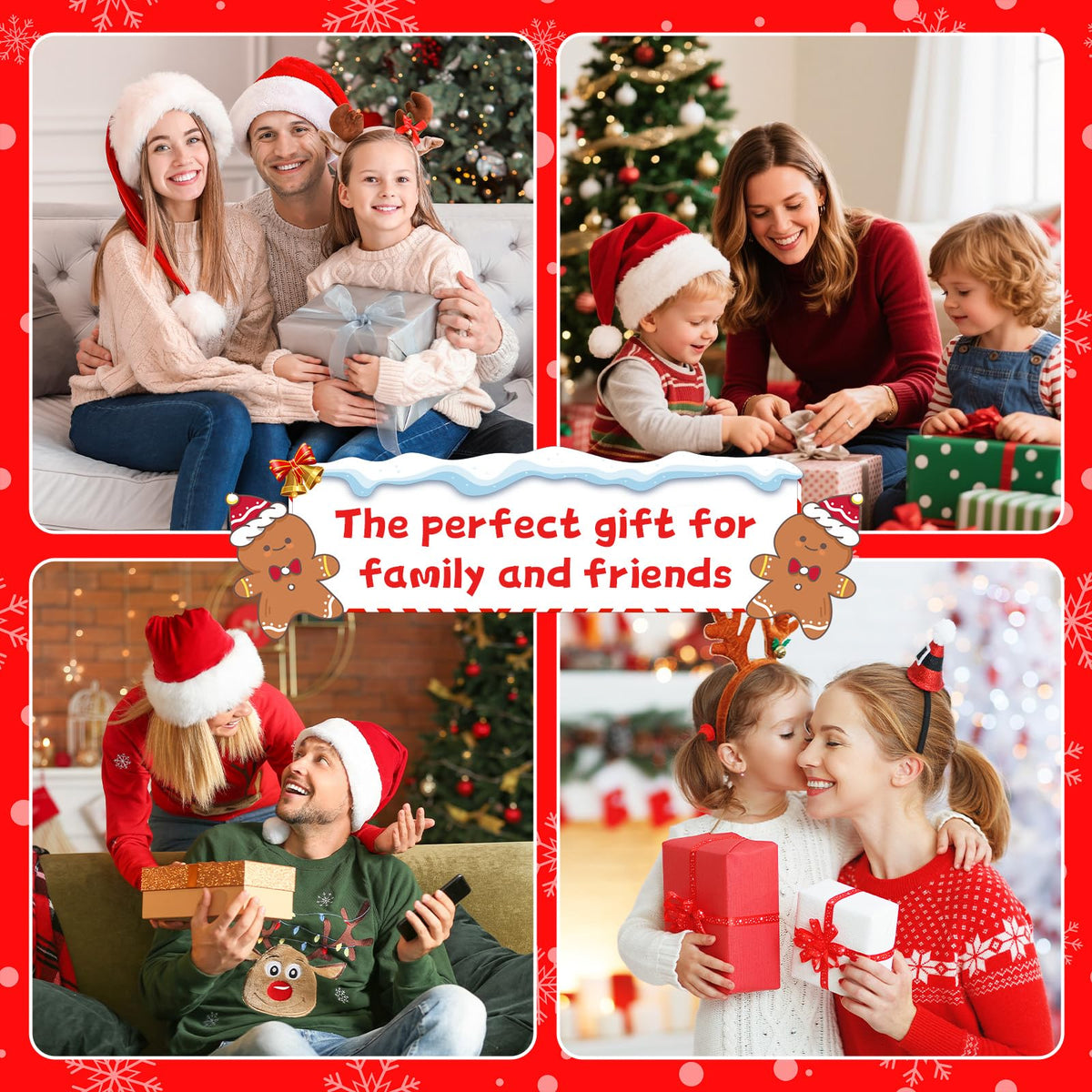 Christmas Snow Globes, Light Up Snow Globe with 6H Music Timer, Auto Snowfall, USB or Battery Powered, Christmas Globe with Santa Snow Globe Scene, Indoor Christmas Decorations for Home, 11.4 Inch