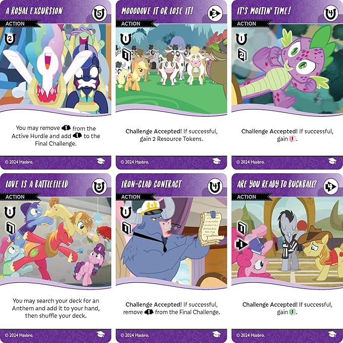 Renegade Game Studios My Little Pony Deck-Building Game Expansion: Scholarly Shenanigans with 85 New Cards Cooperative Gameplay Ages 14+ one to Four Players