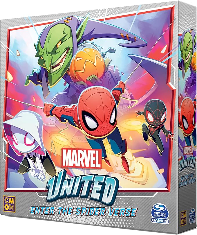 CMON Marvel United Enter The Spider-Verse Expansion | Tabletop Miniatures Game | Strategy Game | Cooperative Game for Adults and Kids | Ages 14+ | 1-4 Players | Avg. Playtime 40 Minutes | Made by CMON
