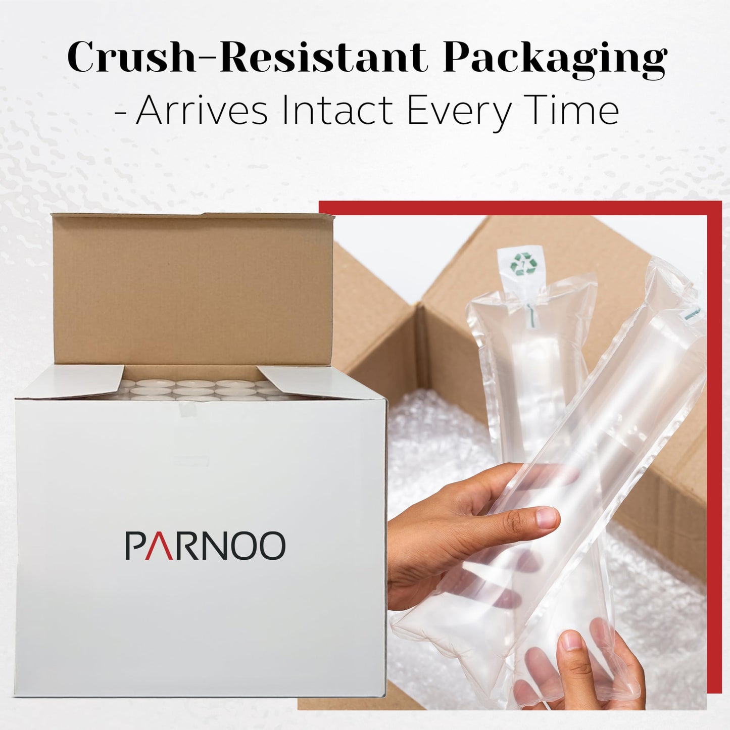 Tea Light Candles in Metal Cups - 4.5 Hours Clean, Long Burning White Unscented Tea Candles - 500 Candles - Votive Bulk for Romantic Dinner, Wedding, Spa & Hotels by PARNOO