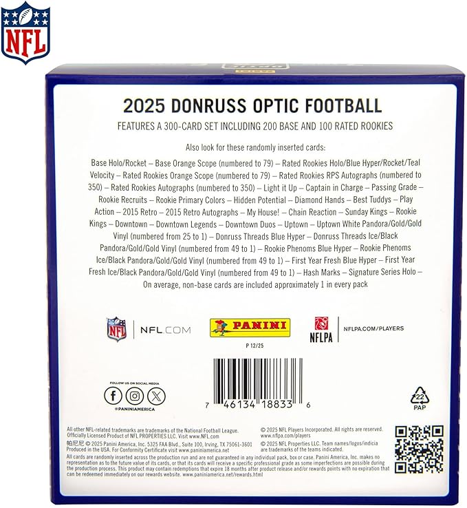 FB DONRUSS Optic (25-26) Mega Box