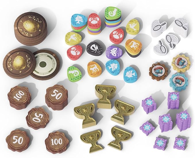 Wondrous Creatures Board Game Worker-Placement & Tableau Building Strategy Game for 1-4 Players Ages 14+ 40-80 Min Playtime Build Creature Combos & Experience a Magical World (Upgraded Com
