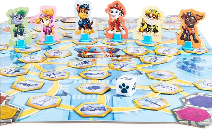 PAW Patrol: The Movie 4-Game Adventure City Pack Memory Match Pop-Up Wooden Dominoes & Lookout Games PAW Patrol Toys for Kids Ages 4 and up