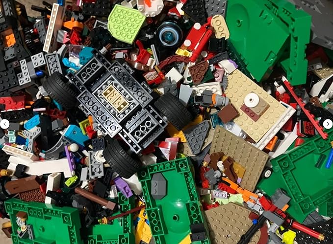 Lego 4 Pounds Bulk Lot! Random Parts Pieces & Bricks 500 pcs