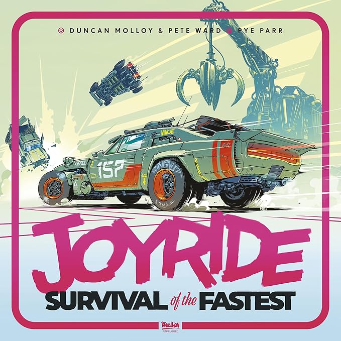 Rebellion Unplugged: Joyride: Survival of The Fastest - Car Combat Board Game Battle On Maps & Racetracks Ages 12+ 2-4 Players