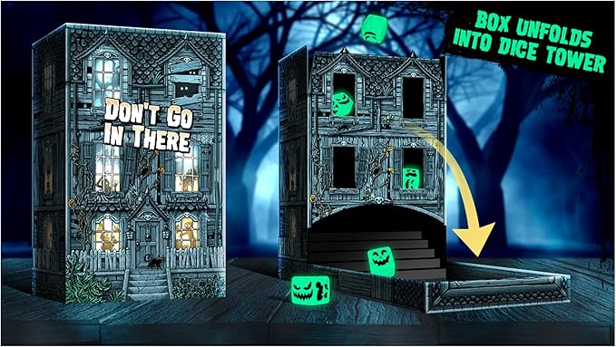 Don't Go in There Board Game - Haunted House Adventure Game Strategy Game for Kids & Adults Ages 14+ 2-5 Players 30 Minute Playtime Made by R2i Games