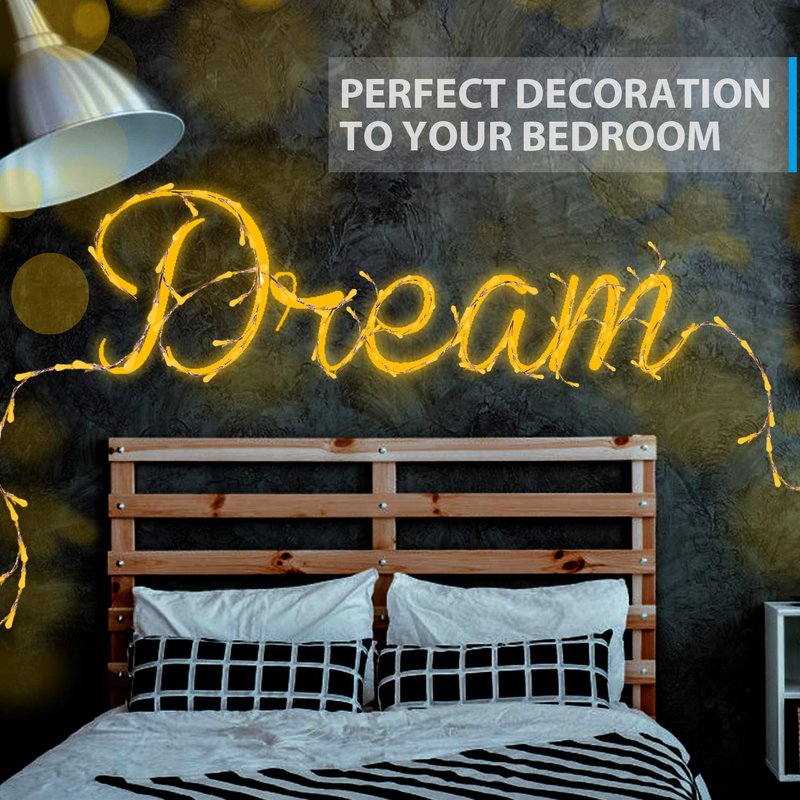 Ariceleo USB LED Fairy String Light, 1 Pack Copper Wire Fairy Lights for Indoor, Bedroom Festival Christmas Wedding Party Patio Decorative Window with USB Interface (16ft./5M,Warm White)