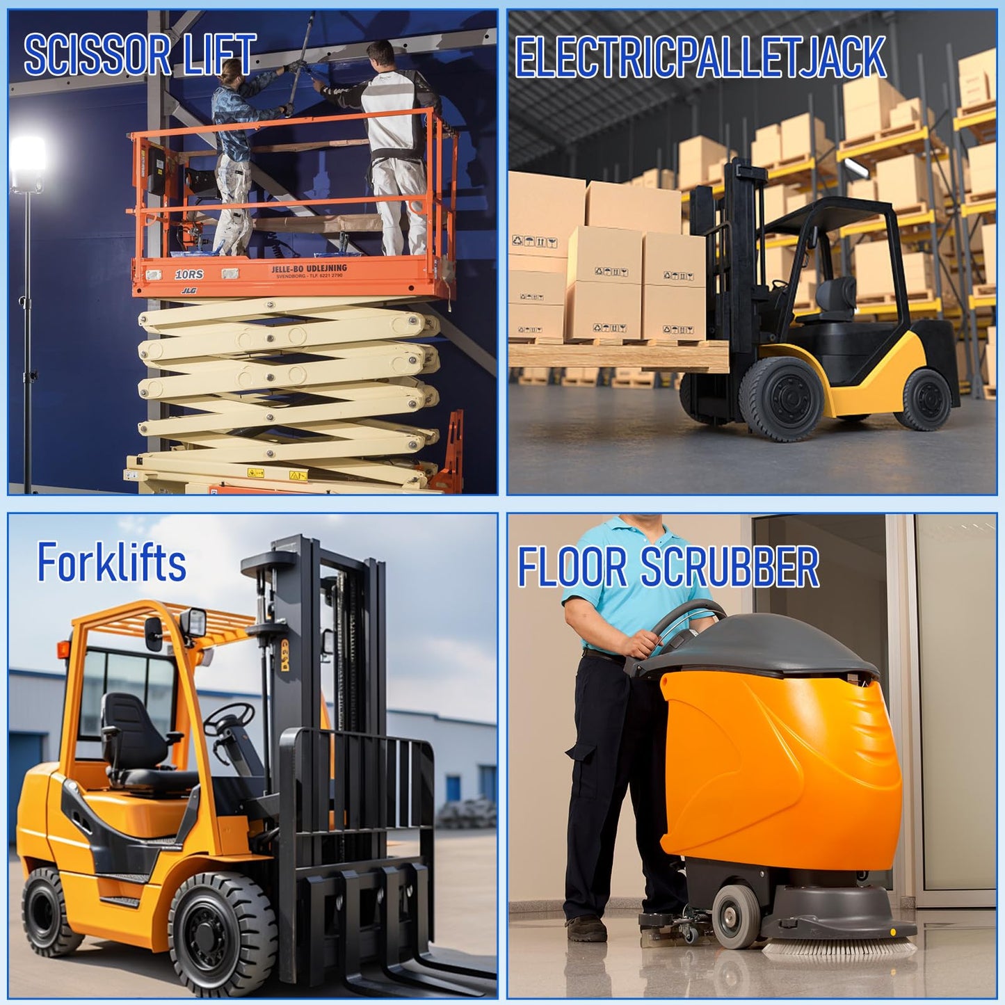 24V 25A Scissor Lift Battery Charger, 24 Volt Golf Cart Battery Charger, 24 Volt Battery Charger for Genie Skyjack, JLG Scissor Lift, Forklift, Electric Pallet Jack, Floor Scrubber