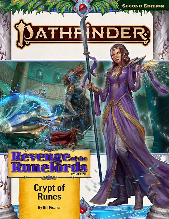 Pathfinder Adventure Path: Crypt of Runes - Revenge of The Runelords Book 2 of 3 for Mythic Tabletop RPG Gaming