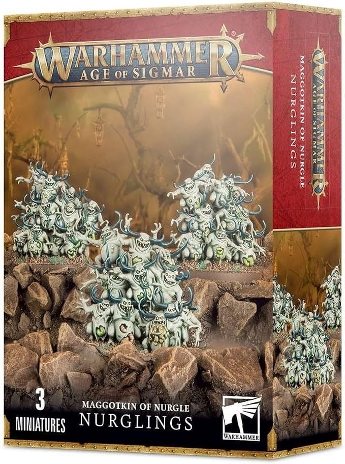 Warhammer Age of Sigmar Maggotkin of Nurgle Nurglings Model Kit