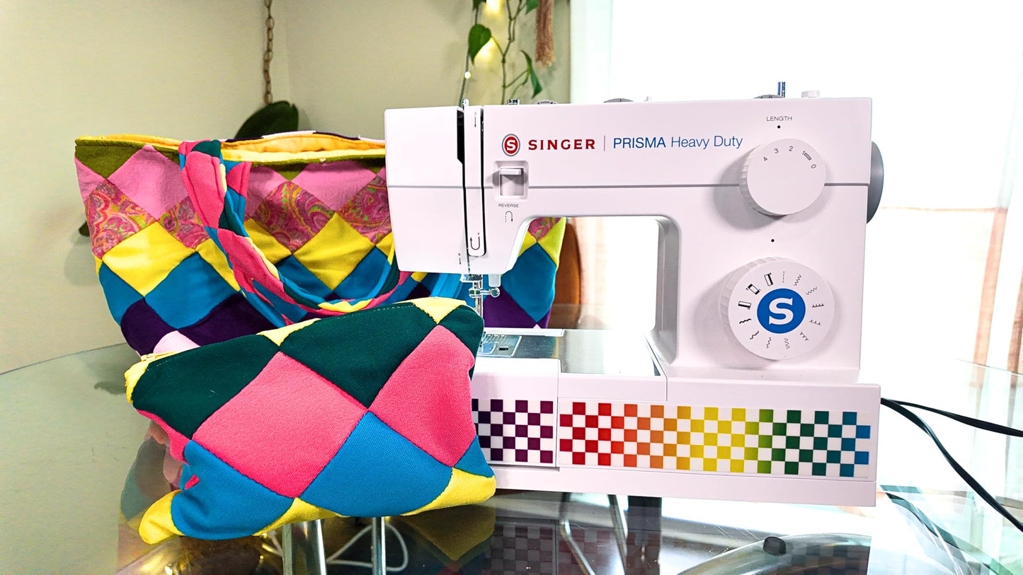 SINGER® Heavy Duty 4411 PRISMA High Speed Sewing Machine + Accessories | 11 Built-In Stitches Deliver 69 Stitch Applications | 50% More Power, 1000 Stitches/Min | Metal Frame, 4-Step Buttonhole