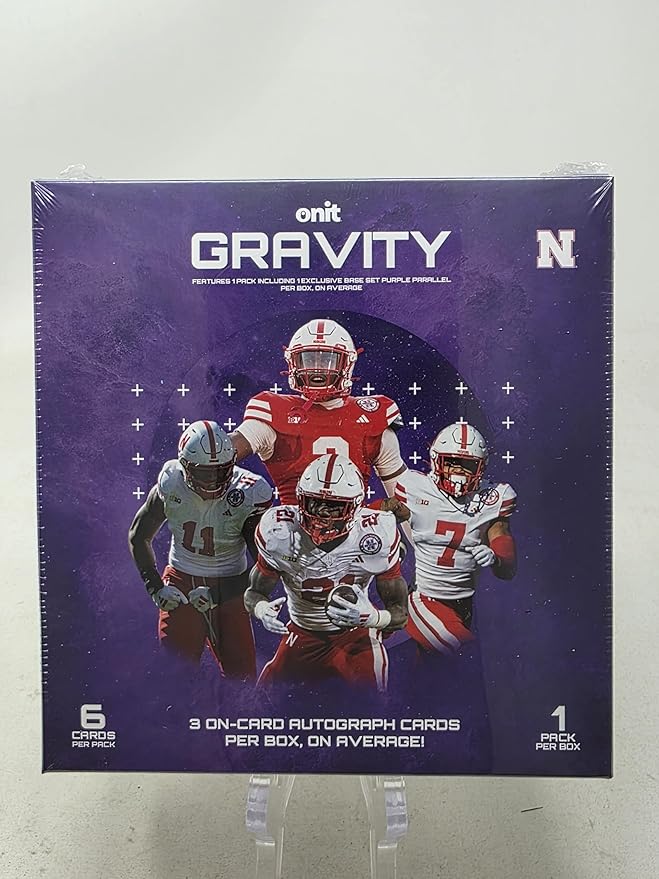 2025 Onit Gravity College Football Card Breaker Edition Box (Nebraska Cornhuskers)