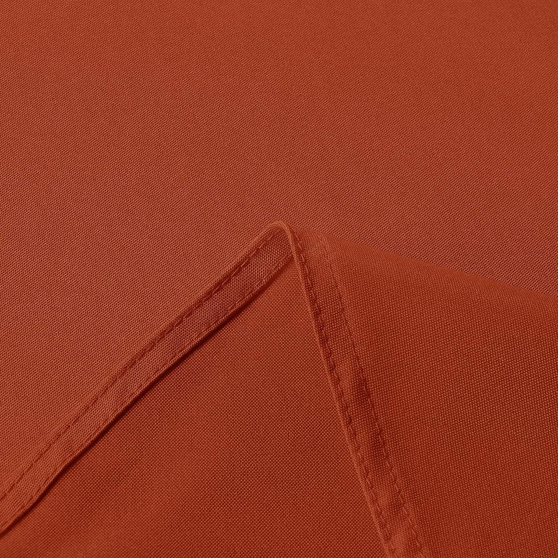 sancua Thanksgiving Tablecloths for 8 Foot Rectangle Tables, 8 Pack Burnt Orange - Washable Polyester Fabric Fall Table Cloth for Holiday Party, Birthday, Banquet Reception, 60x120 Inch Rust