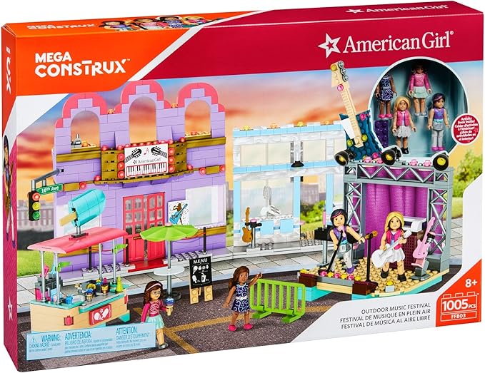 Mega Construx FFB03 American Girl Outdoor Music Festival Building Toys Multicolor