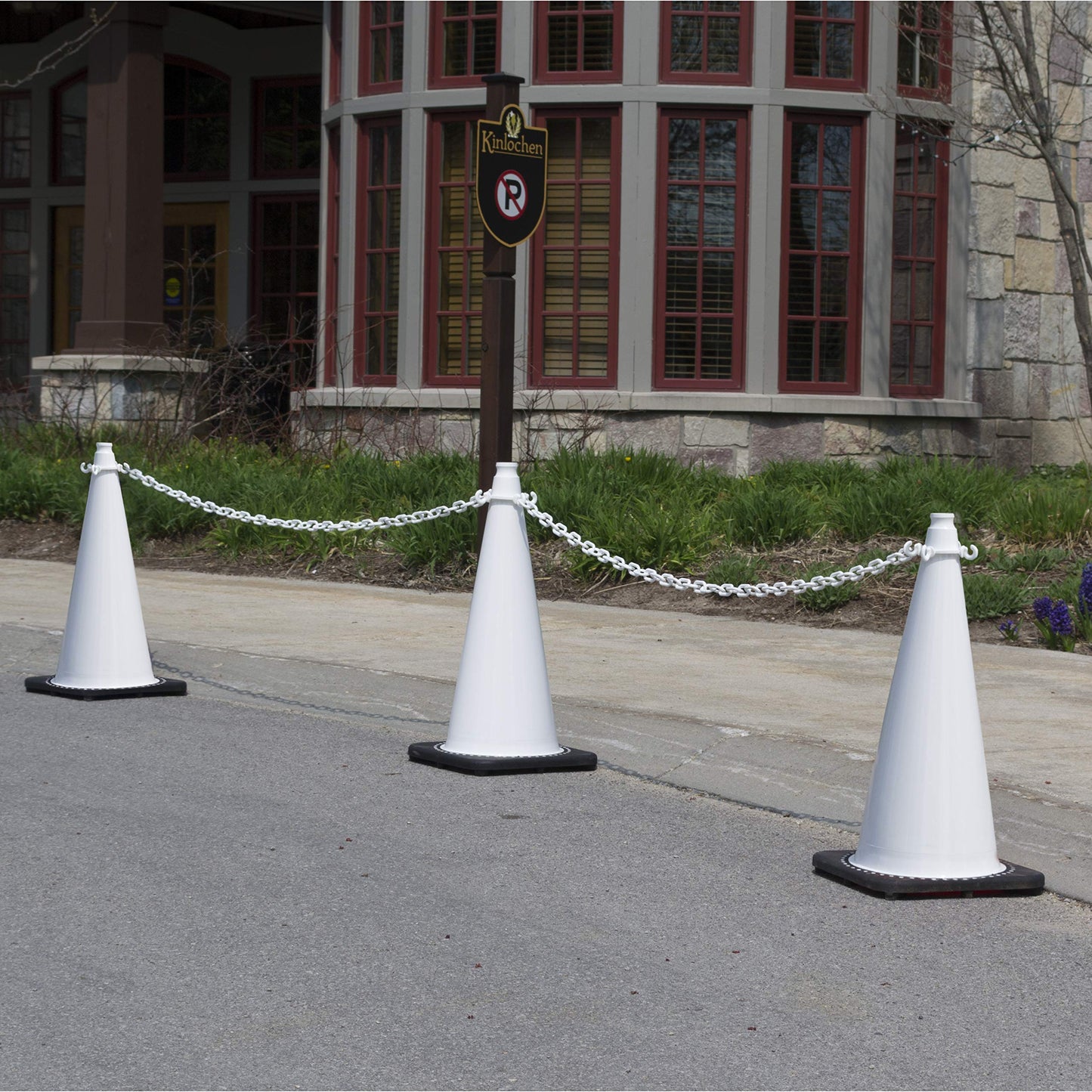 Mr. Chain's JBC Revolution Series Traffic Cones, Safety Pink, 28-Inch Height, Pack of 6 (97525-6A)