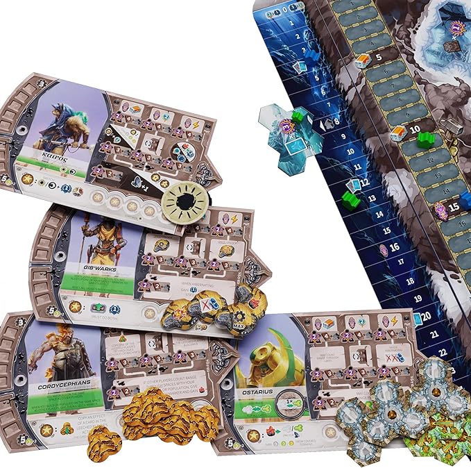 Revive: Call of The Abyss Board Game Expansion - Enhance Your Game with New Tribes and Scyphoz Cards! Strategy Game for Kids & Adults Ages 14+ 1-4 Players 60-90 Min Playtime Made by Aporta Gam