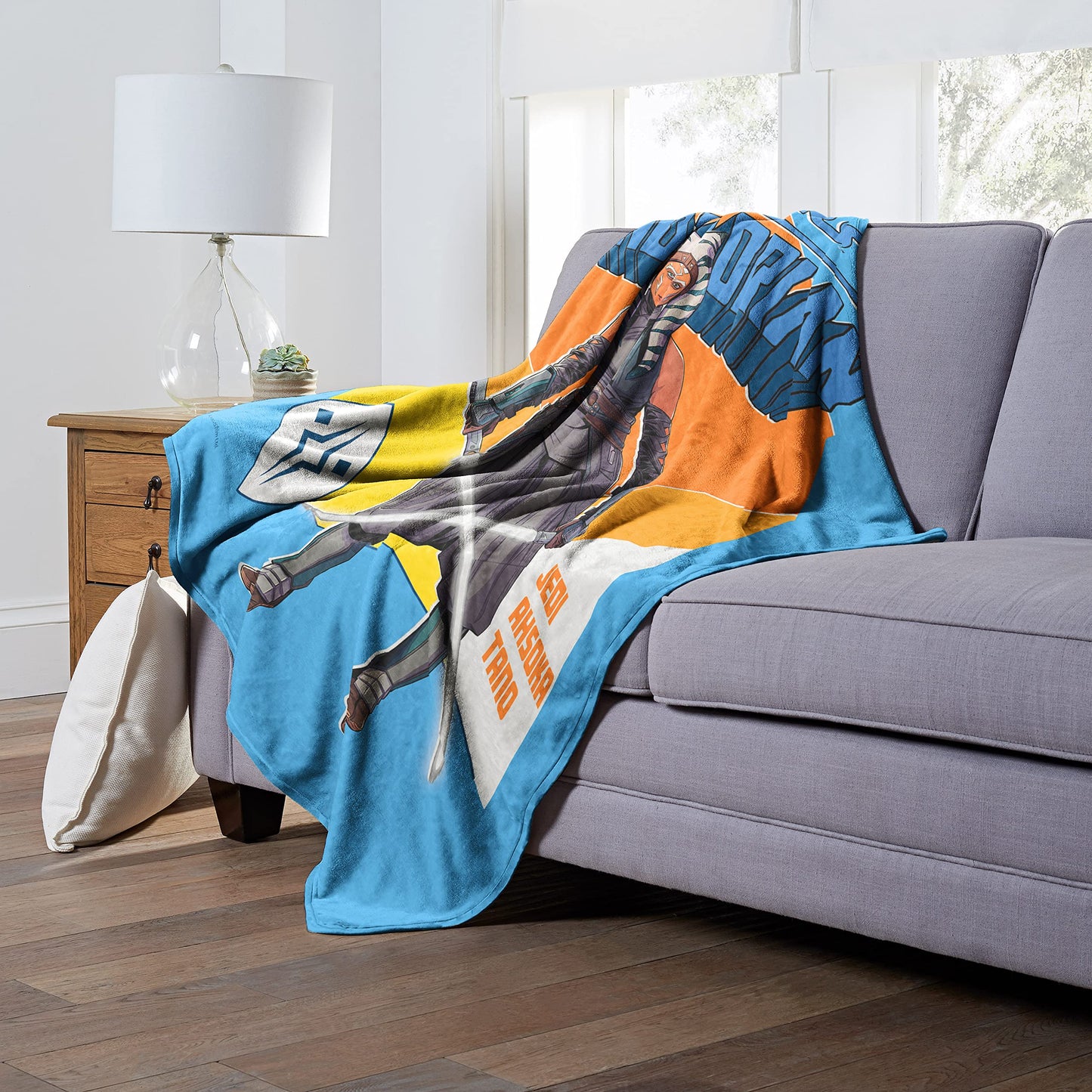 Northwest Star Wars - The Mandalorian Silk Touch Throw Blanket, 50" x 60", Jedi Ahsoka