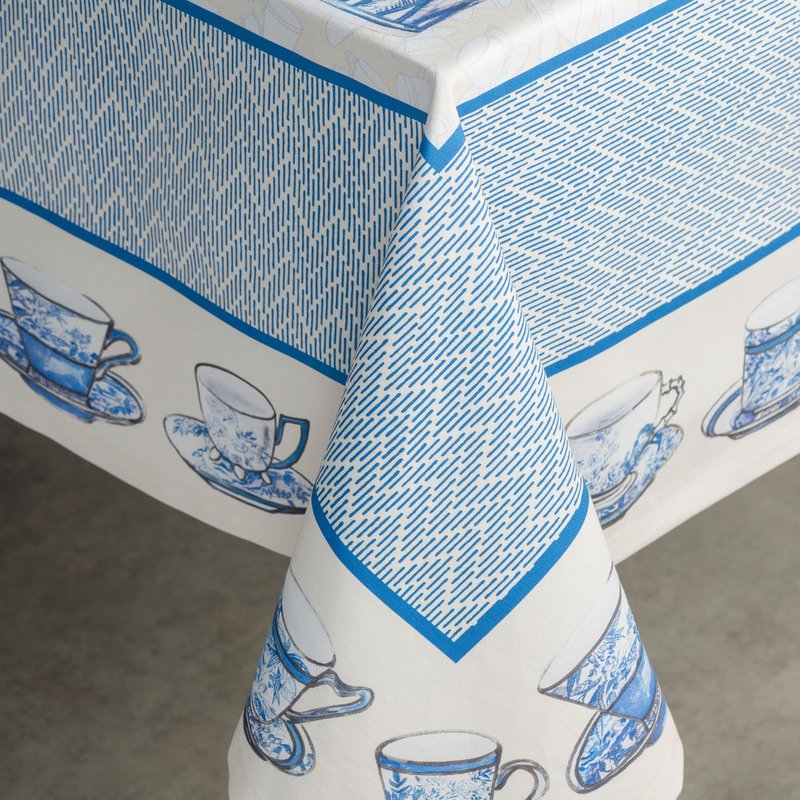 Maison d' Hermine Table Cloth Rectangle Table 100% Cotton 60 x 90 Inches Tablecloth Reusable Decorative for Dining Kitchen Room Farmhouse Home Gifts for Mothers Day Spring Summer - Canton