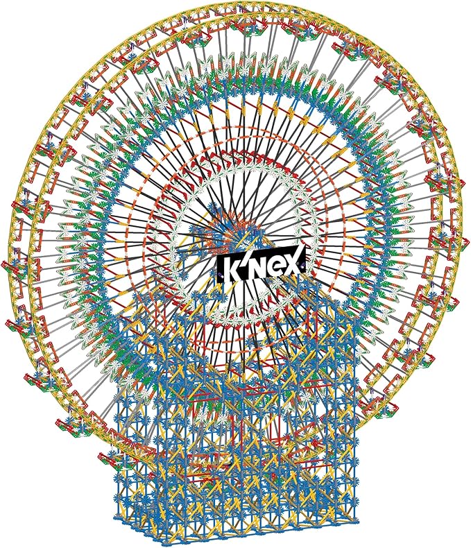 K'NEX - Thrill Rides‚ 6-Foot Ferris Wheel‚ STEM Building Creative Construction Set‚ Ages 16+