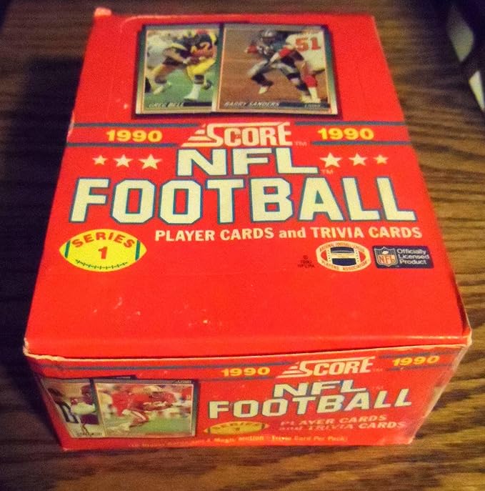 1990 Score Football Cards Series 1 Box