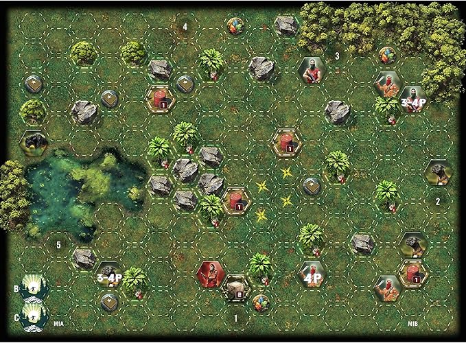 Far Cry Cooperative Combat Strategy Board Game - Escape from Rook Islands with Solo & Multiplayer Scenarios Ages 14+ 1-4 Players