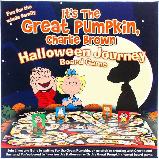 AQUARIUS Peanuts Great Pumpkin Board Game - Peanuts Themed Board Game - Fun Family Holiday Gift for Kids and Adults - Officially Licensed Peanuts Comics and Show Merchandise & Collectibles